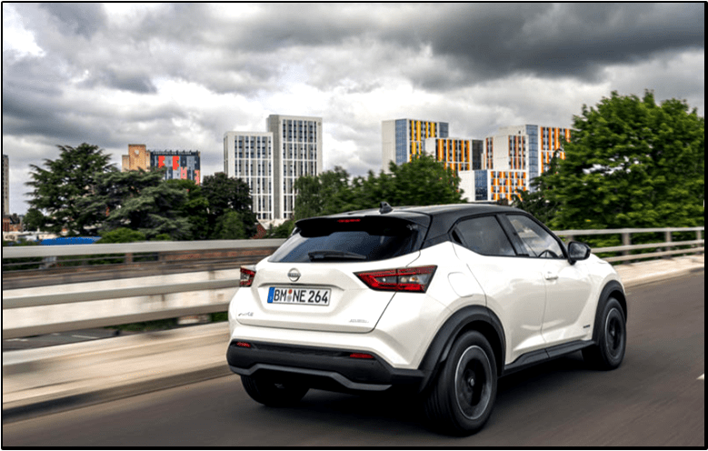 02 Nissan Juke Hybrid Model 2022 Rear Track