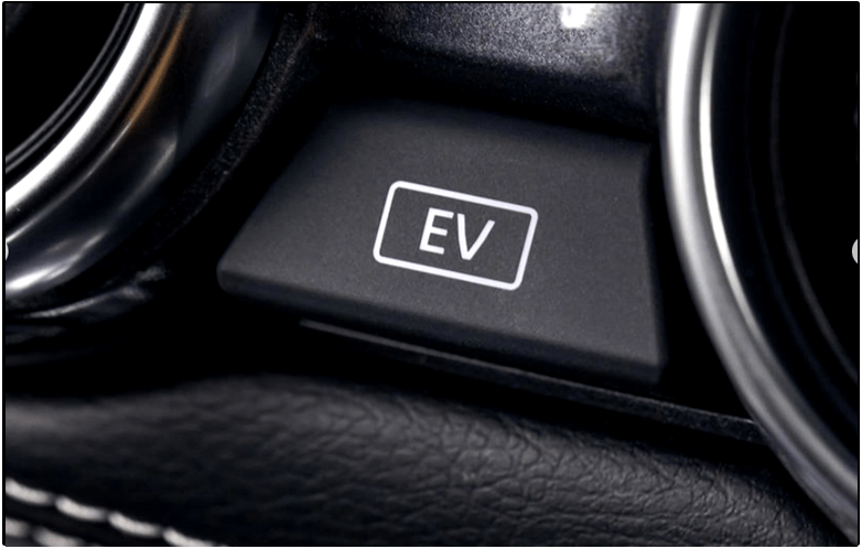 16 Nissan Juke Hybrid Model 2022 EV Button