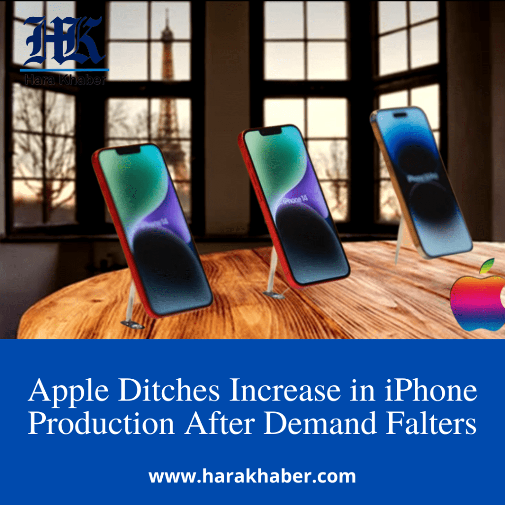 Apple Ditches Increase in iPhone Production After Demand Falters