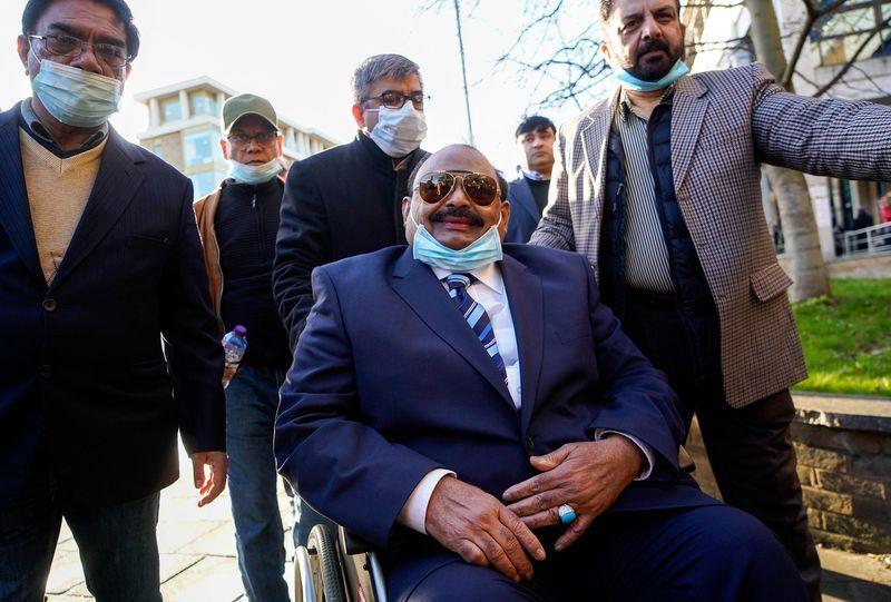 Hussain arrives at Kingston Crown Court on Jan. 31.Photographer: Niklas Halle’n/AFP/Getty Images
