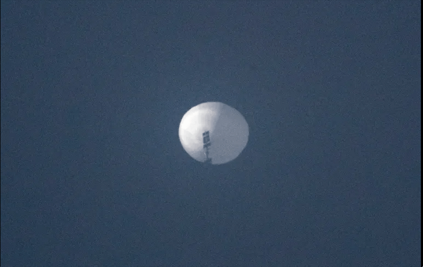 Images shared on social media showed what appeared to be a large white object in the sky over Billings, Montana. The Pentagon has not confirmed that the photo shows the alleged spy balloon